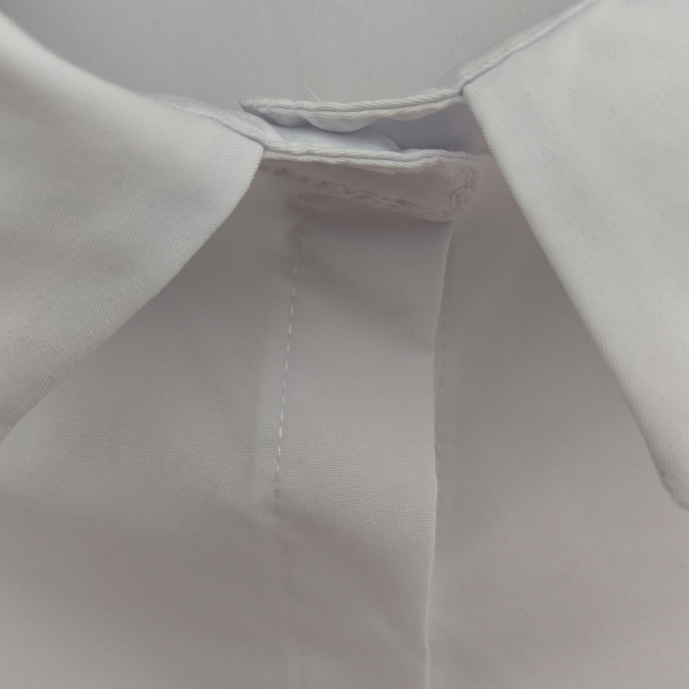 SHEIN White Lace Sleeve Blouse - Picture 7 of 10